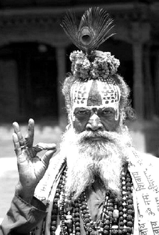 Les Sadhus Un Monde En Noir Et Blanc