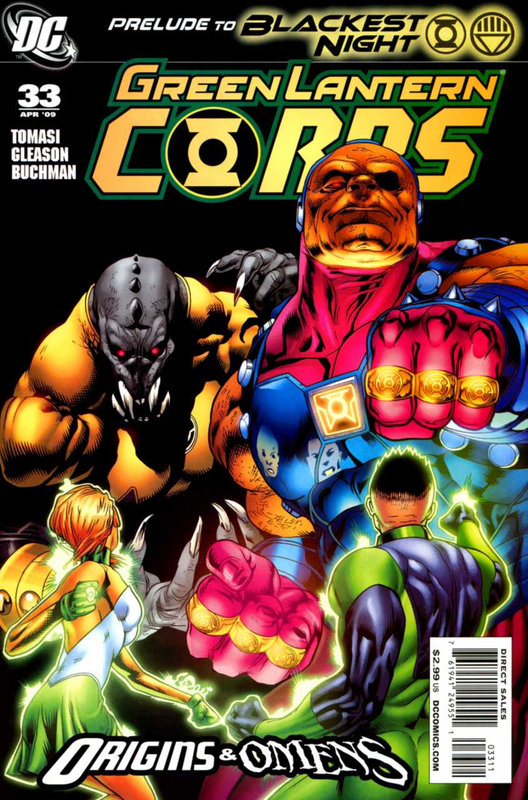 green lantern corps 2006 33 prelude to blackest night