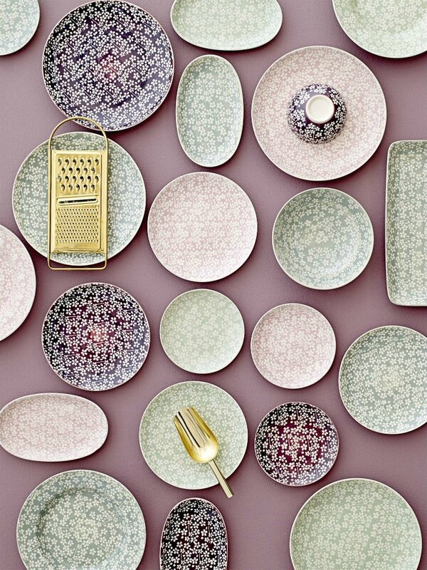fleurs assiettes