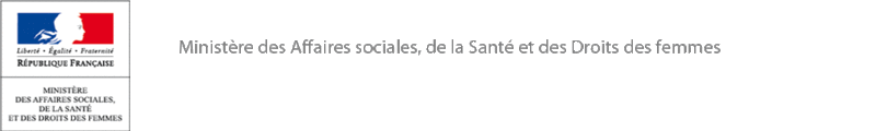 logo ministère des affaires sociales, de la santé et du droit des femmes