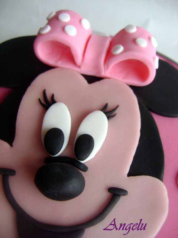 Gâteau Minnie sans pâte à sucre