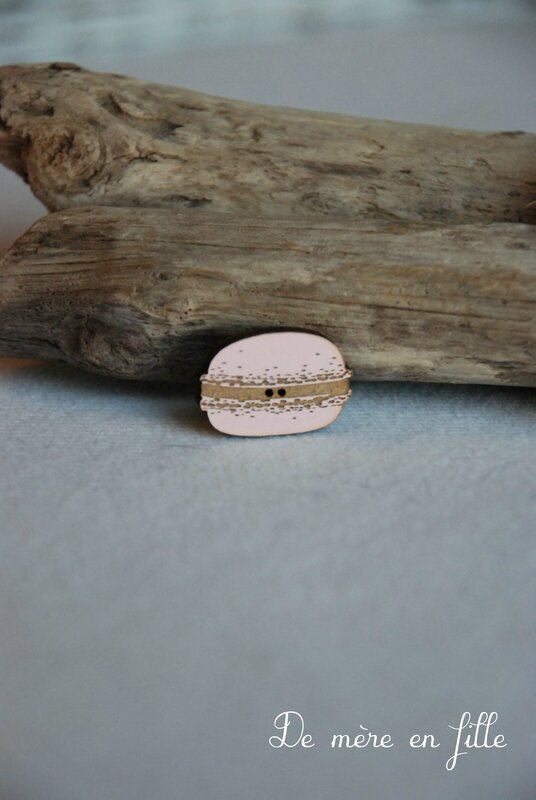 macaron rose
