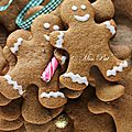 Gingerbread (bonshommes biscuités au pain d'épices)