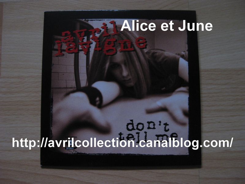 CD single Don' t Tell Me-version européenne (2004)