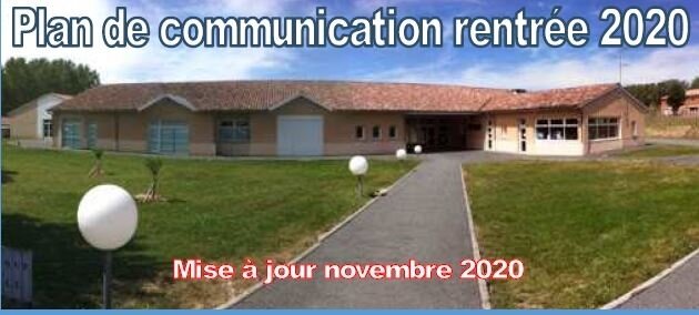 Plan de Communication 2020 - Mis à jour Novembre 2020