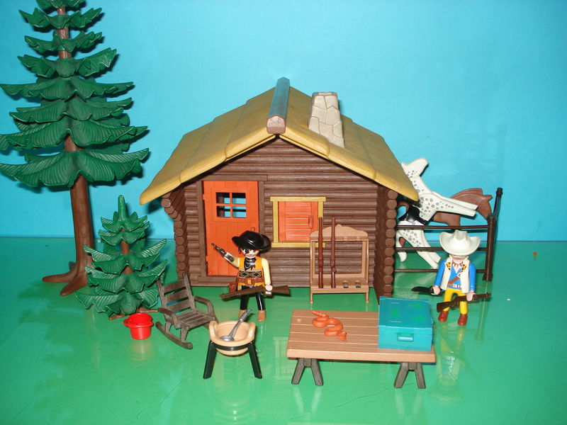 cabaña de playmobil