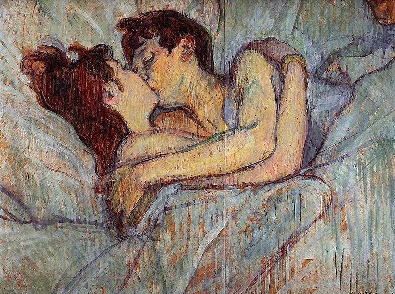 Le baiser de Toulouse Lautrec