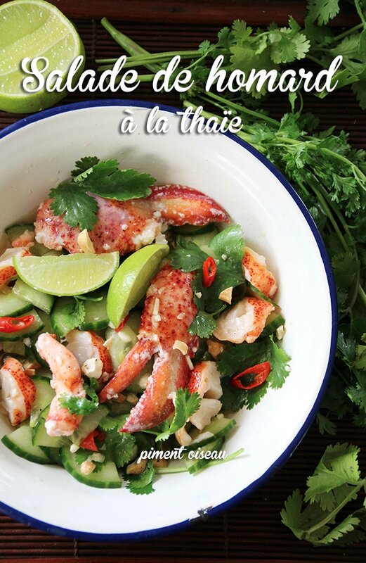 Salade de homard à la thaïe