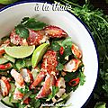 Salade de homard à la thaïe