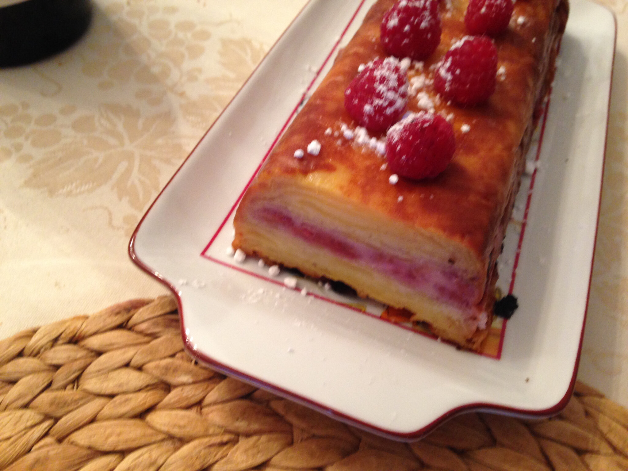 Cake Invisible Aux Pommes Et Framboises La Cuisine De Mamie Tho