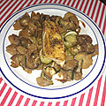 Filet de merlu aux courgettes fondantes et sauce au citron
