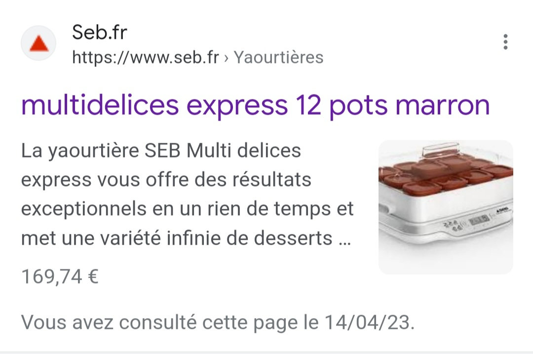 Seb Yaourtière Multidélices Express 12 Pots Rouge Yaourt Maison 5