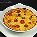 Petites crèmes de parmesan aux tomates cerise