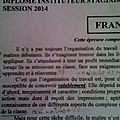 Cafop d'aboisso- dis epreuves de français-aec du 20 mai 2014 de 8hà 12h&14hà17h