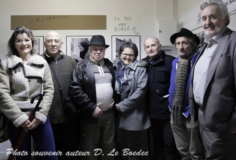 Vernissage de l'expo "Macadam" et "des gars d'la rue" galerie de U express au centre ville de Saint-Brieuc