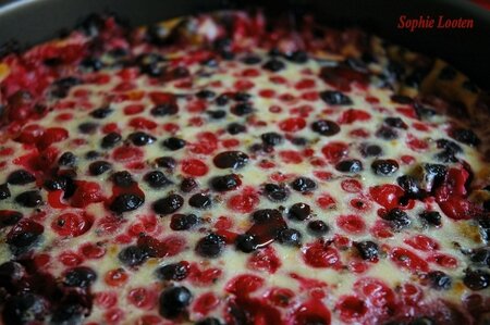 Clafoutis Aux Groseilles Et Cassis Un Livre Gourmand