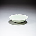 A qingbai lobed bowl, song dynasty