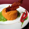 Pannacotta basquaise
