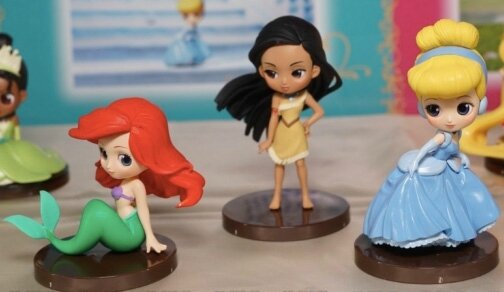 Minis Figurines Q Posket Bandespro Princesses Disney Mon Coffre Aux Merveilles