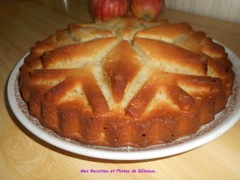 Gâteau pommes et mascarpone de Vanni