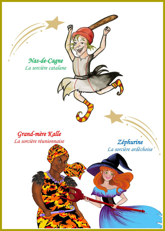 Carte postale sorcières - Copie