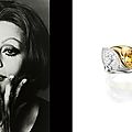 Sophia loren & bulgari diamond rings