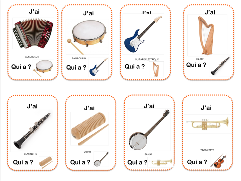 Instrument De Musique Commencant Par C Les instruments de musique - La maternelle de Vivi