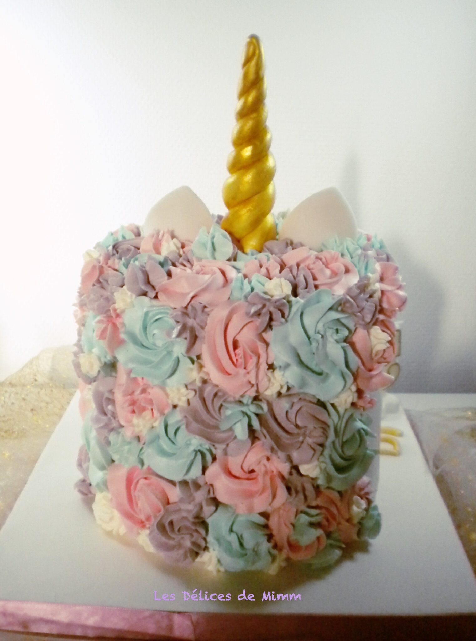 La Gateau Licorne De Marion Unicorn Cake Les Delices De Mimm