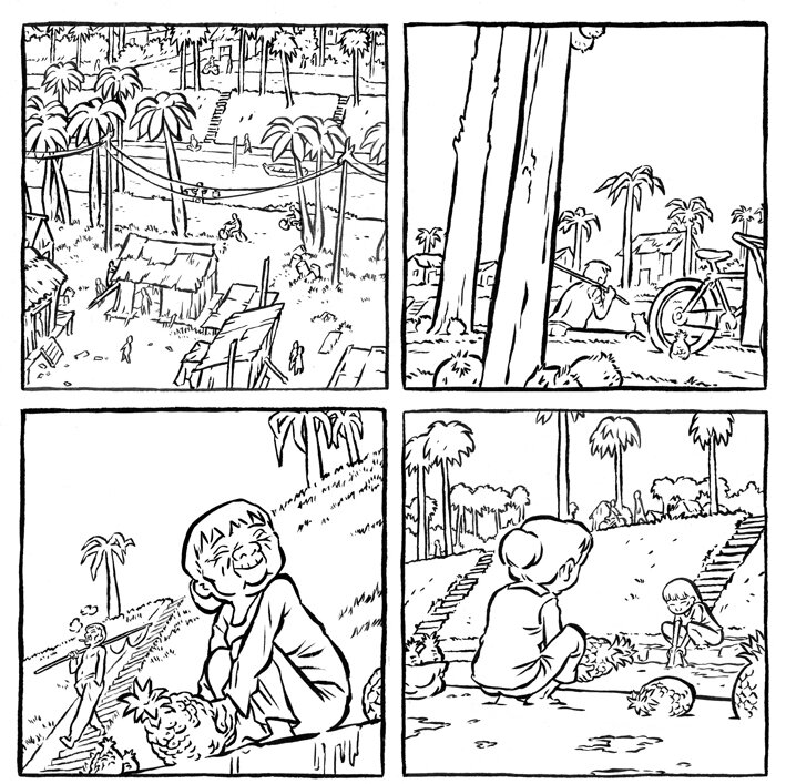 Ananas Une De 28 Pages Toute En Mise En Scene Et Sans Texte Max Illustrateur