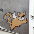 Montmartre : un chat ailé et copyrighté©