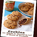 Cookies au beurre de cacahuète et pépites de chocolat au lait (thermomix ou sans)
