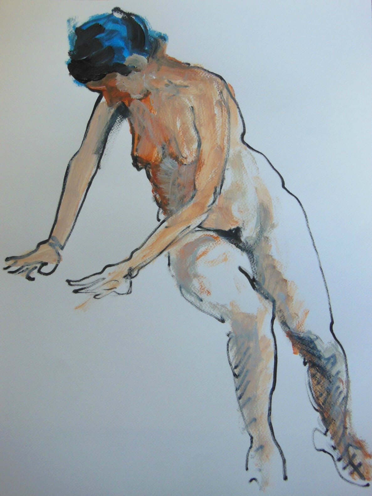 dessin peinture tableaux de nus contemporain (4)