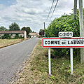 Conne-de-Labarde, panneau (24)
