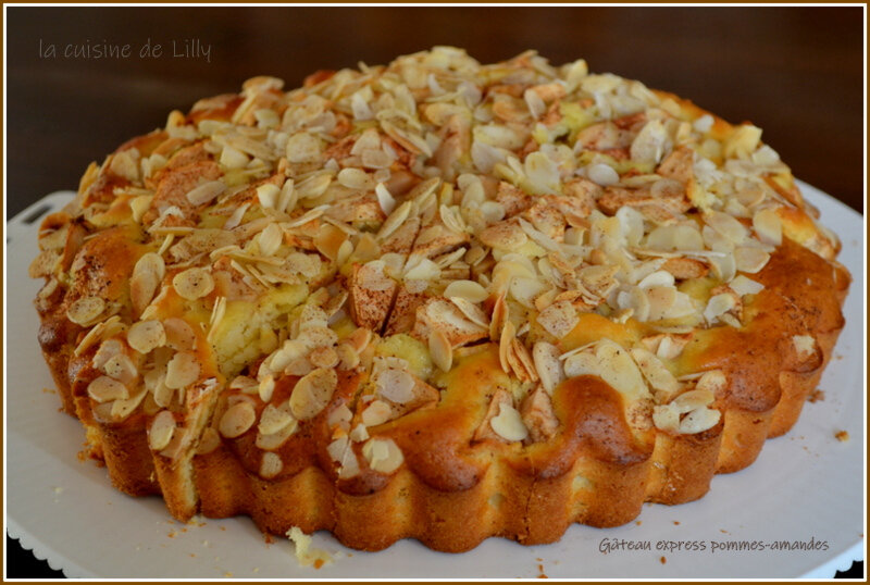 Gateau Express Pommes Amandes La Cuisine De Lilly