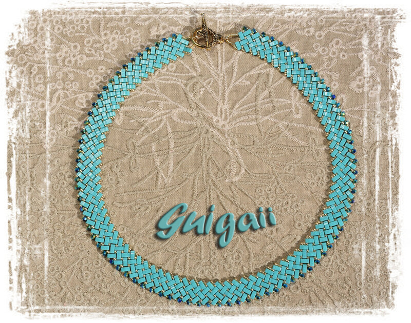 275 Collier Azteca turquoise