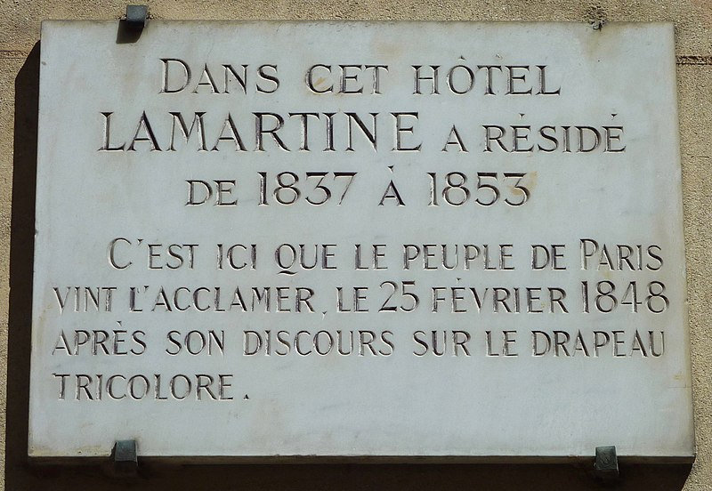 800px-Alphonse_de_Lamartine_plaque_-_82_rue_de_lUniversité,_Paris_7