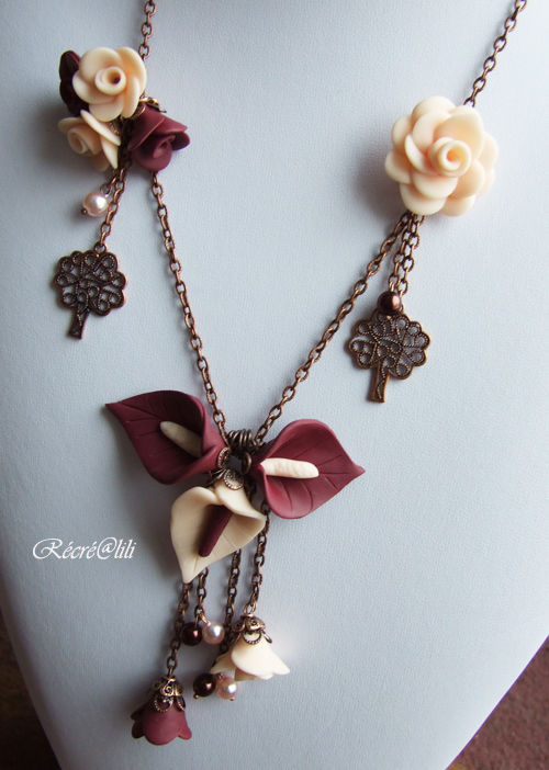 Tuto --> Rose en pâte à sucre  Polymer clay flower jewelry