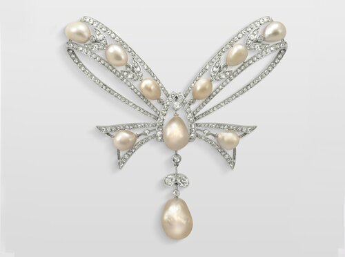 Broche rubis et diamants, Ruby and diamond brooch, Fine Jewels, 2023