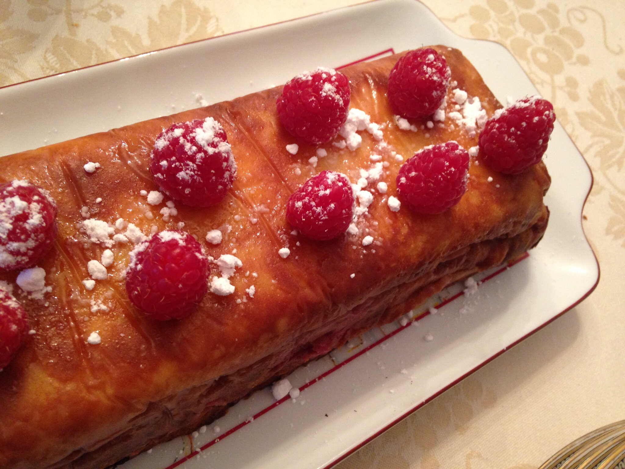 Cake Invisible Aux Pommes Et Framboises La Cuisine De Mamie Tho