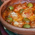 Tajine de rognons blancs aux olives 