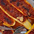 Courgettes à la tomate 