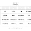 Scrap and co., le blog : le bingo d'octobre