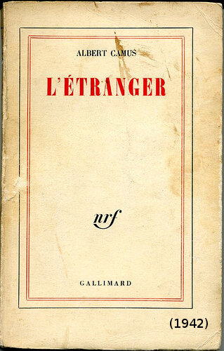 1942-Gallimard edite Albert Camus