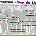 Formation juge de ligne (jdl) - cholet - 21/09/2019