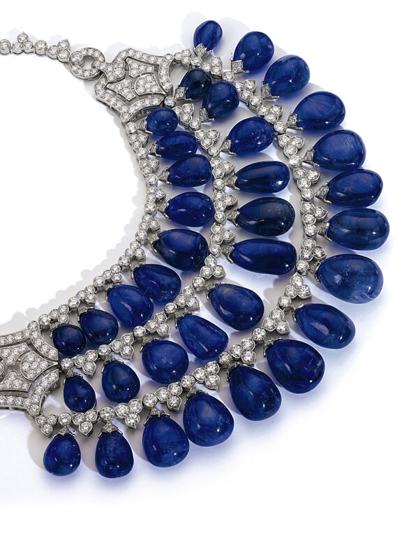 Sapphire and diamond necklace, Bulgari - Magnificent Jewels and Noble Jewels Sotheby's Geneva 13 nov 2019