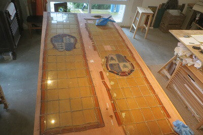 Restauration en cours - après dessertissage - Clotilde Gontel