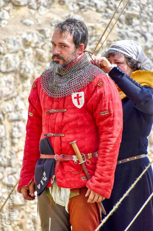 Guerre de cent ans dans le Poitou, château d'Angle sur l'Anglin (3)