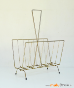 PORTE-REVUE-METAL-DORE-1-muluBrok-Vintage