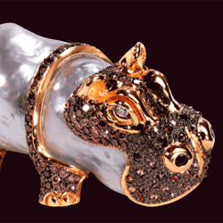 Hippo brooch store