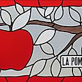 pomme vitrail